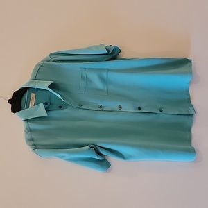 Mens short sleeve button down